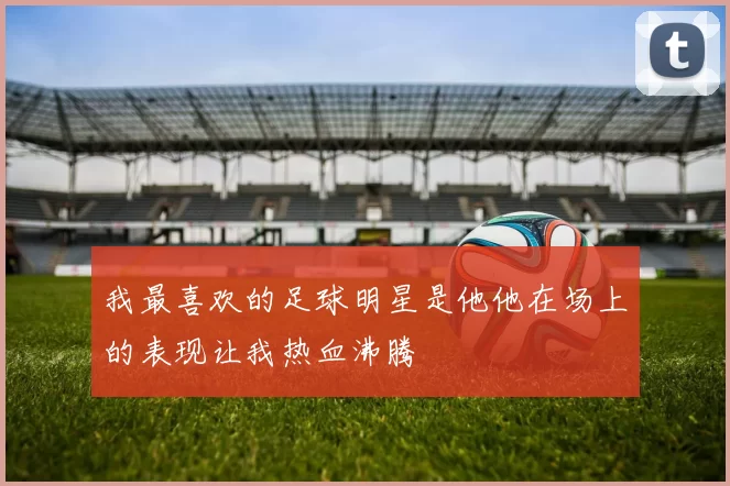 我最喜欢的足球明星是他他在场上的表现让我热血沸腾